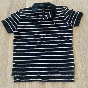 Ralph Lauren Navy and Purple Striped Polo